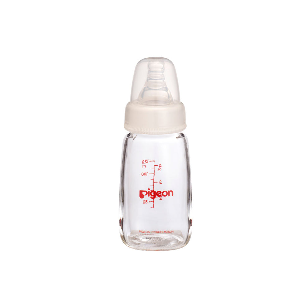 Pigeon Flexible Slim Neck Nursing Bottle Glass 120ml/240mL