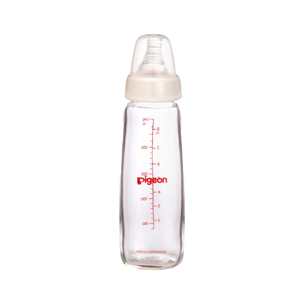 Pigeon Flexible Slim Neck Nursing Bottle Glass 120ml/240mL