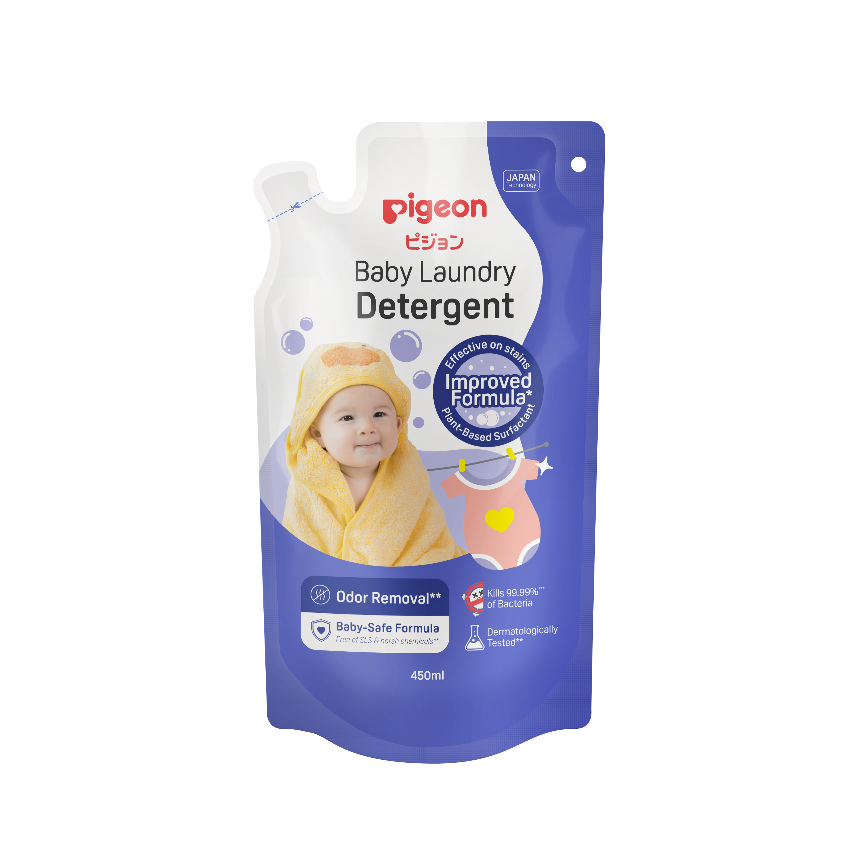 Pigeon Baby Laundry Detergent Bottle(500ml) /Refill(450ml)
