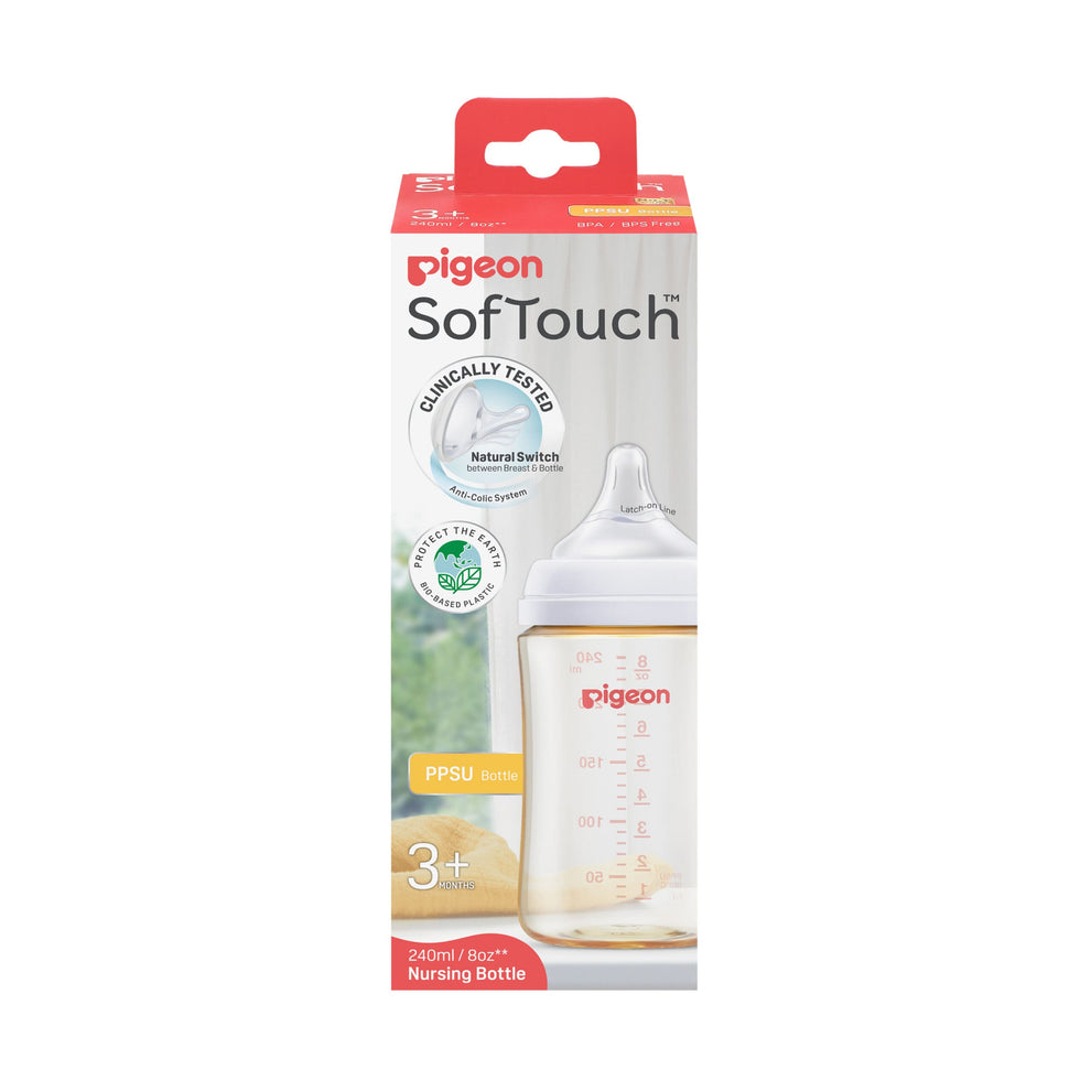 Pigeon SofTouch BPP Nursing Bottle PPSU 160ml (2 Sizes)