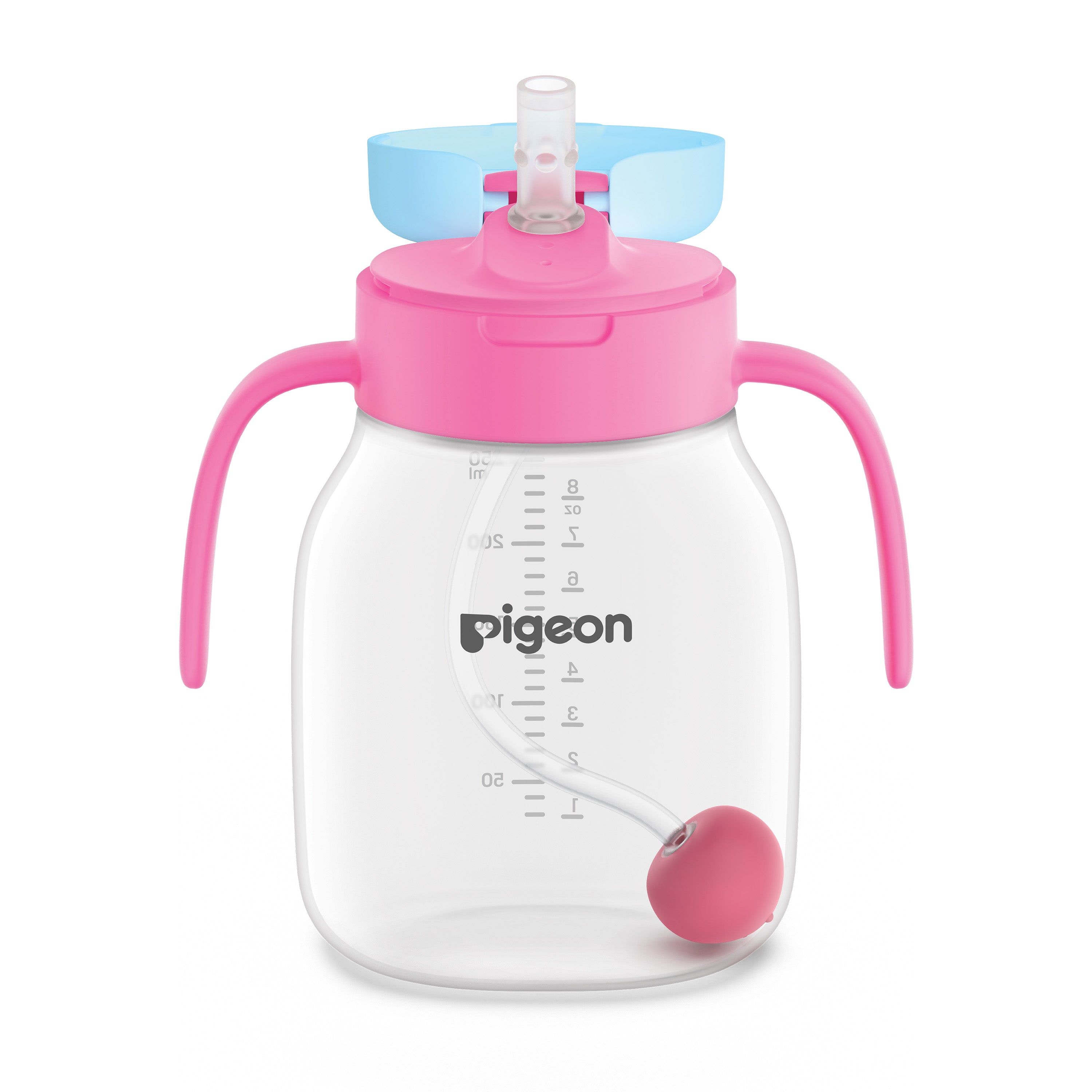 Pigeon StarTouch™ Straw Cup with Gravity Ball 250ml (3 Colors) 6M+