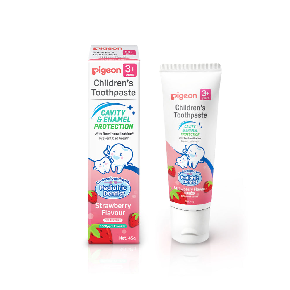 Children's Toothpaste For 1+/3+Years - Natural/Strawberry/Grape Flavour
