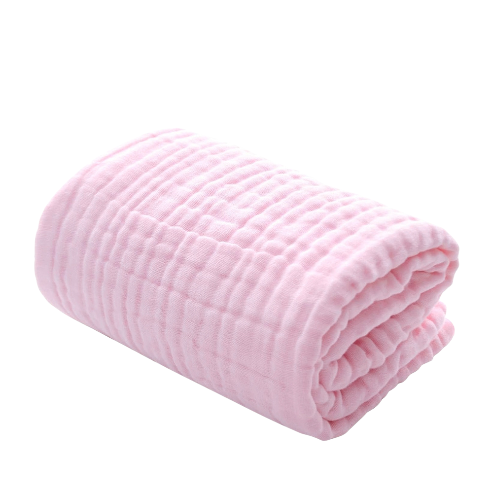 Cubble Muslin Towel Blanket Organic Cotton 105cm x 105cm (5 Colors) Baby Bath Towels and Blankets