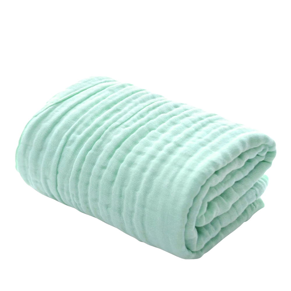 Cubble Muslin Towel Blanket Organic Cotton 105cm x 105cm (5 Colors) Baby Bath Towels and Blankets