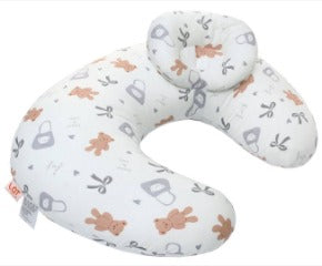 Cubble Baby Nursing Pillow with Head Support (7 Designs) Removable Pillow Cover