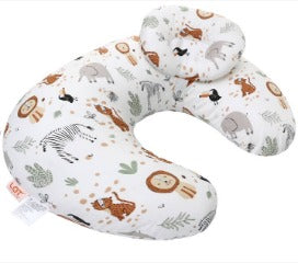 Cubble Baby Nursing Pillow with Head Support (7 Designs) Removable Pillow Cover