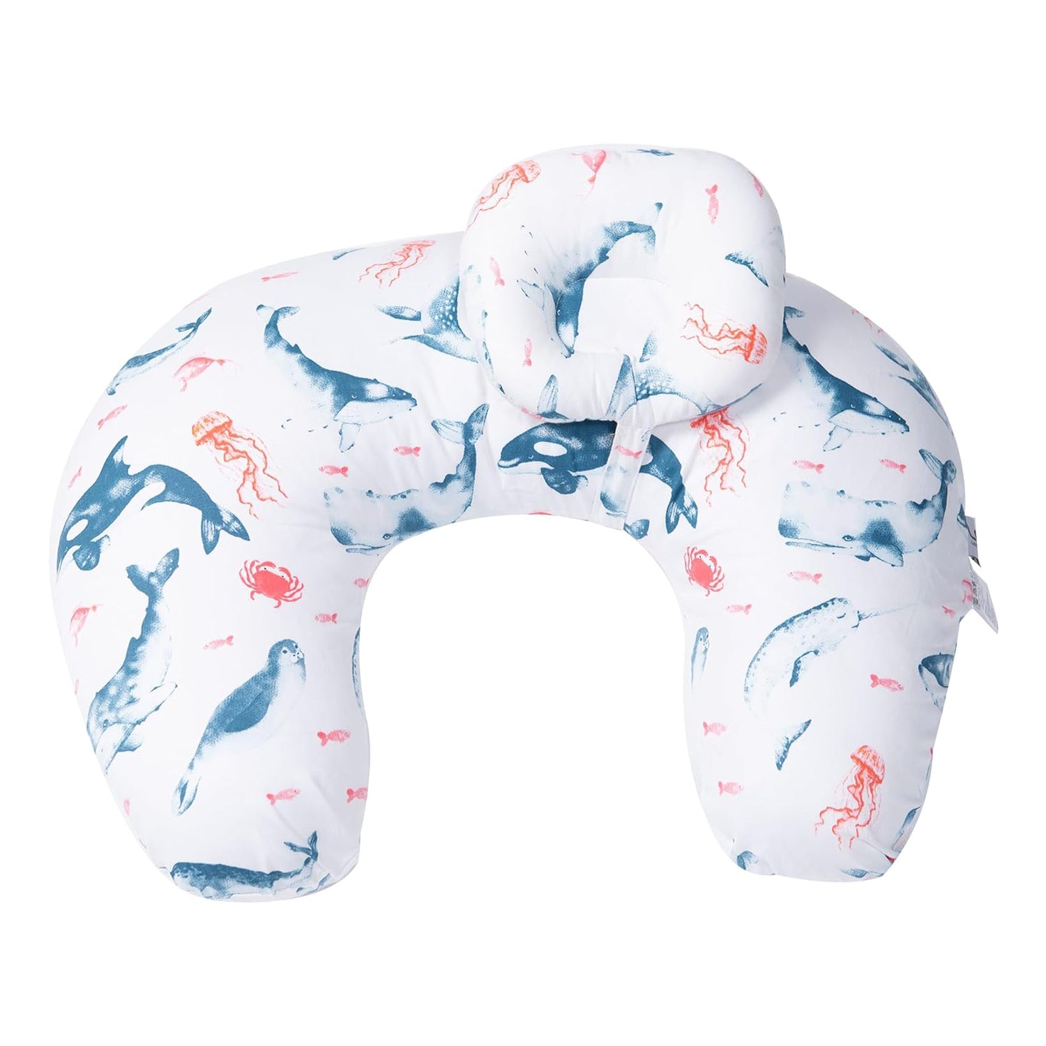 Cubble Baby Nursing Pillow with Head Support (7 Designs) Removable Pillow Cover