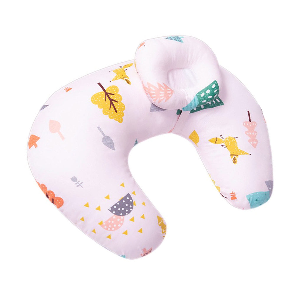 Cubble Baby Nursing Pillow with Head Support (7 Designs) Removable Pillow Cover
