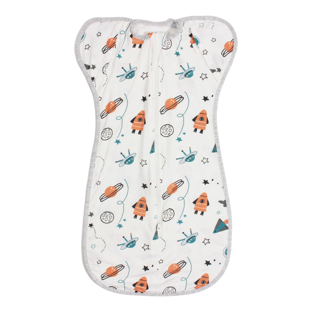 Cubble 2 in 1 Baby Zipper Swaddle Bamboo Sleepsack / Sleeping Bag 0-3M/3-6M (2 Sizes, 7 Designs)
