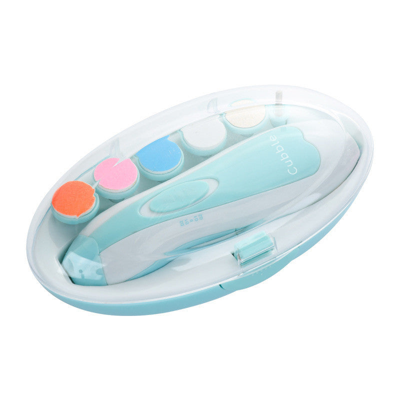 Cubble Electric Baby Nail Trimmer Set with LED Light (2 Colors) Suitable from 0M+ Nail Care Set