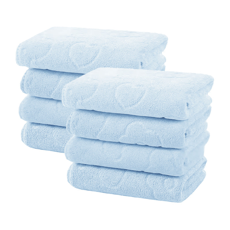 Cubble Baby Microfiber Towels Pack of 8 (30cm x 30cm) Baby Handkerchief, Burp/Wash/Face Cloth