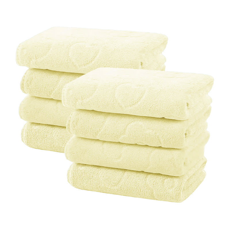 Cubble Baby Microfiber Towels Pack of 8 (30cm x 30cm) Baby Handkerchief, Burp/Wash/Face Cloth