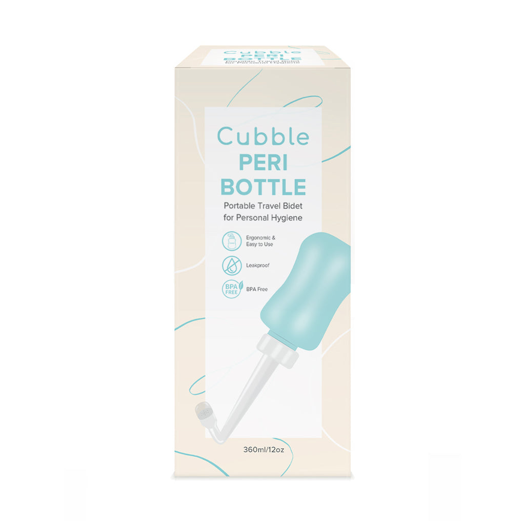 Cubble Peri Bottle for Postpartum Care 360ml/12oz (Teal) Portable Bidet, Perineal Recovery