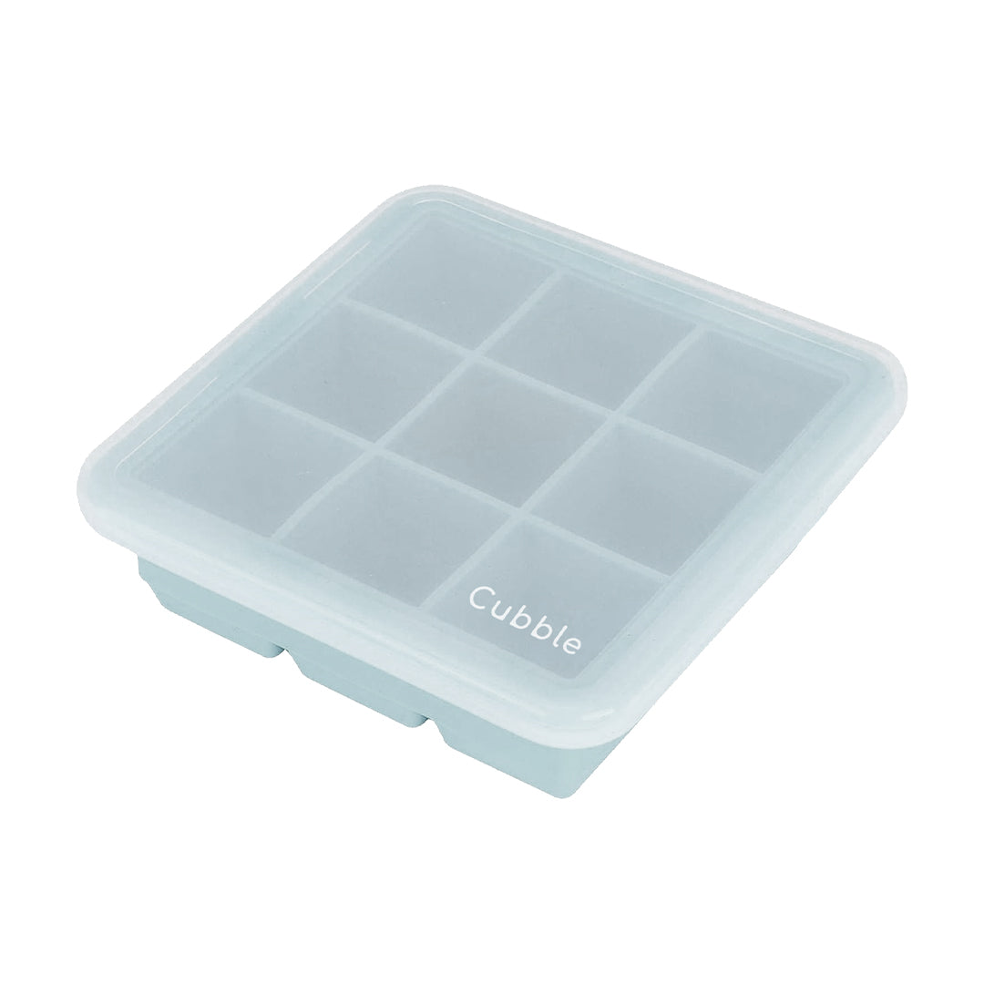 Cubble Silicone Cube Tray 9 x 30ml / 6 x 60ml / 4 x 90ml (2 Colors) Baby Food Freezer Tray Container Food Grade Silicone