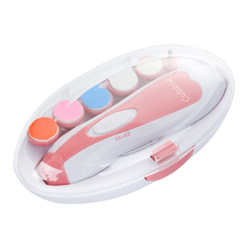 Cubble Electric Baby Nail Trimmer Set with LED Light (2 Colors) Suitable from 0M+ Nail Care Set