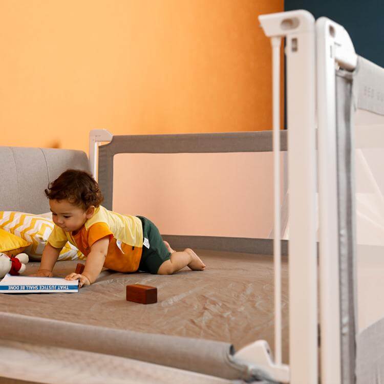 Cubble Baby Safety Bed Rail (1.5m/1.9m/2.0m) Baby Guard Fence/Safety Bedrail/Adjustable Height Gate