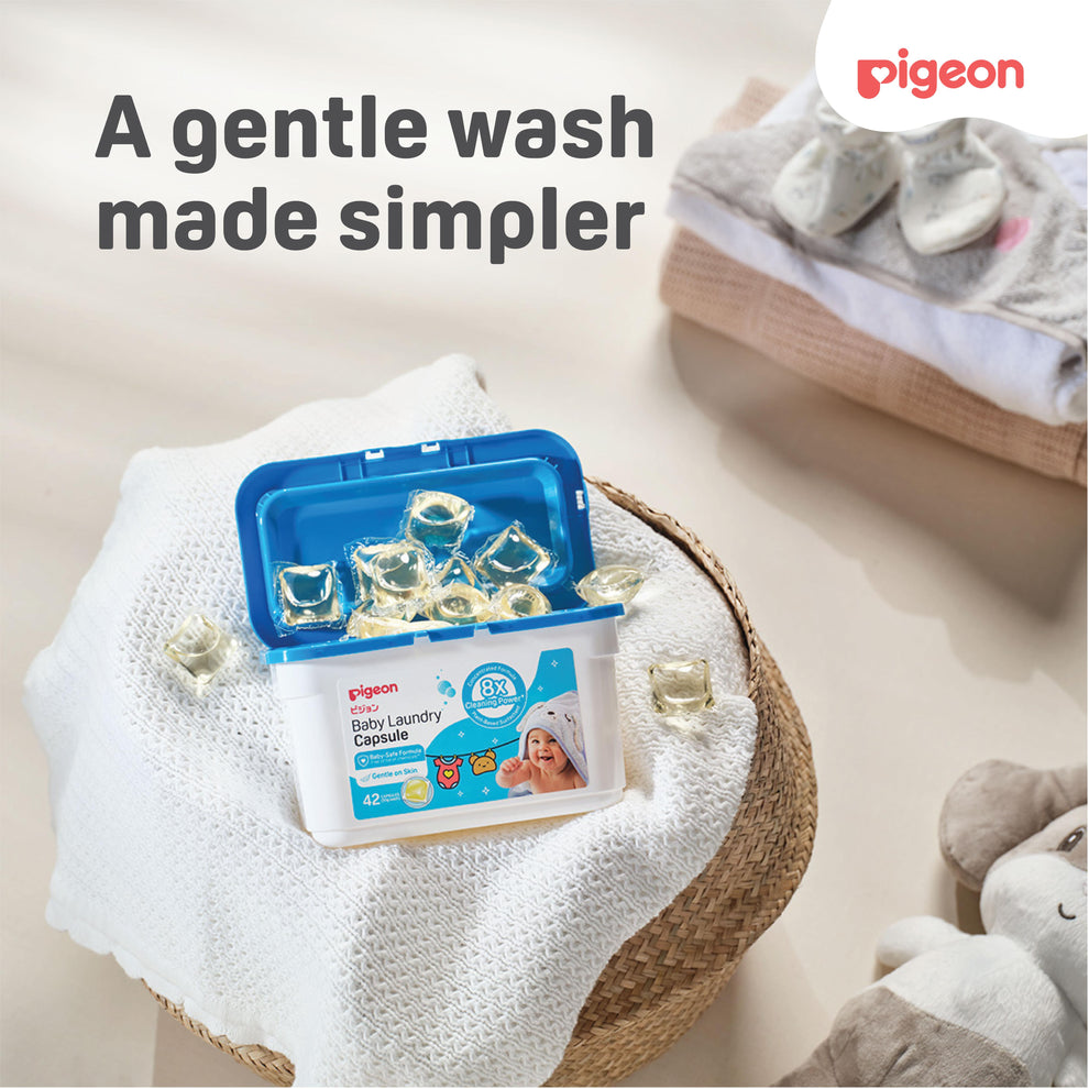 Pigeon Baby Laundry Capsules - Concentrated Formula