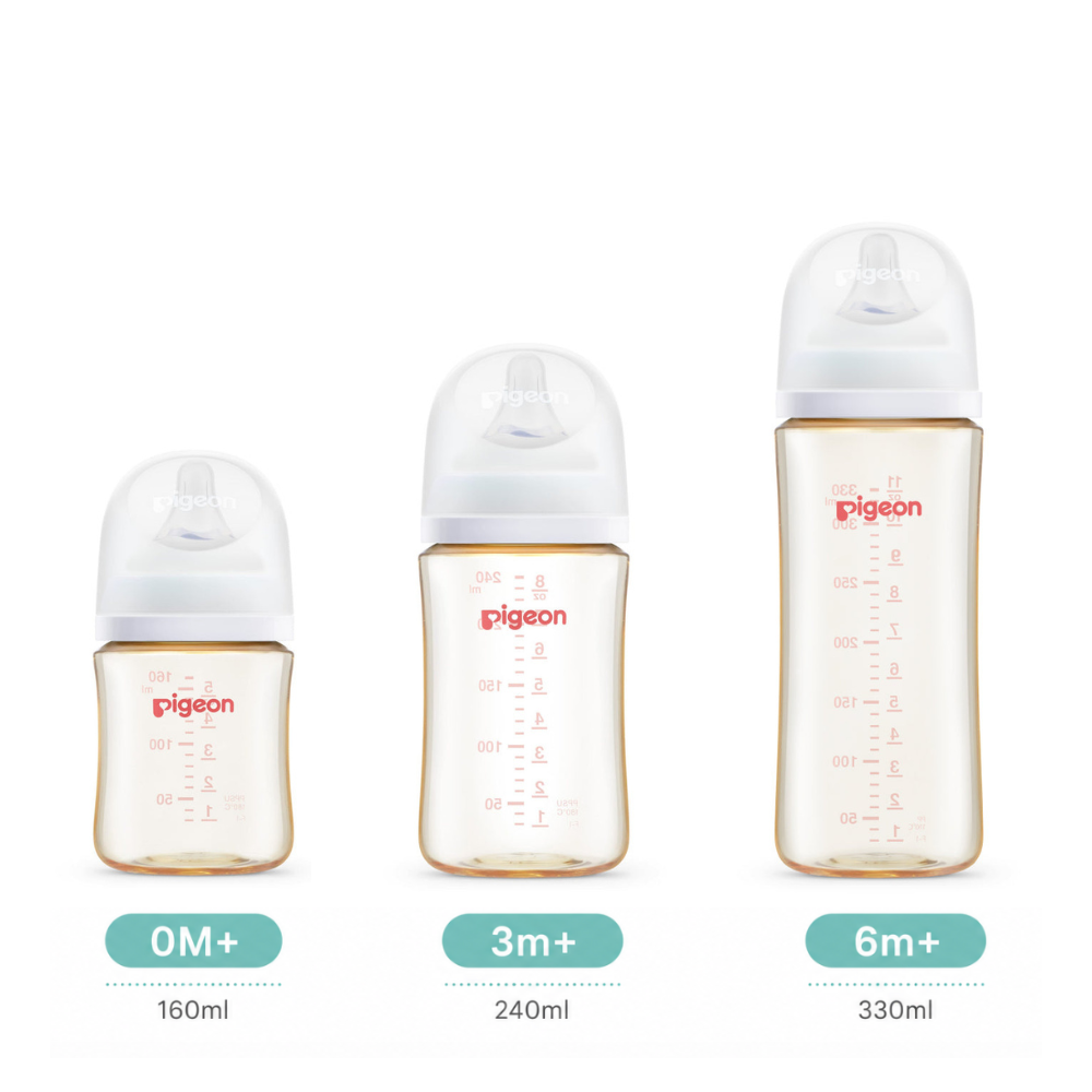 Pigeon SofTouch BPP Nursing Bottle PPSU 160ml (2 Sizes)