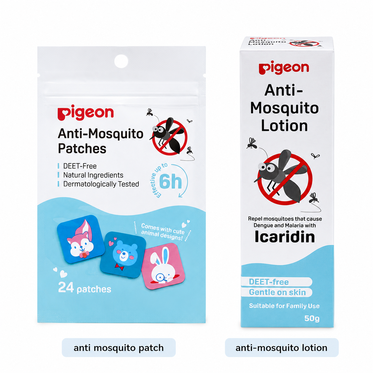 Pigeon Anti Mosquito Lotion 50g/ Mosquito Patch