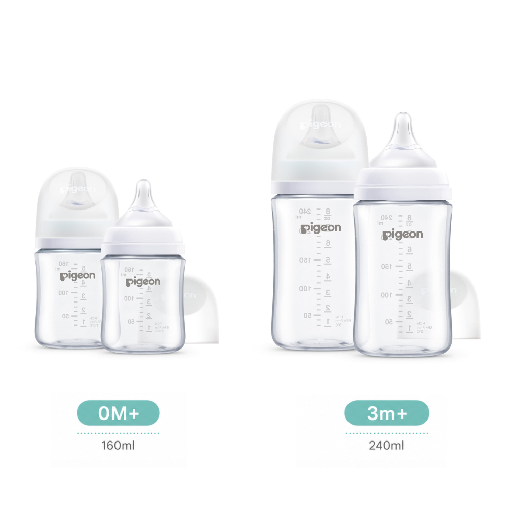 Pigeon SofTouch™ BPP Nursing Bottle T-Ester 160ml/240ml Logo Twin Pack