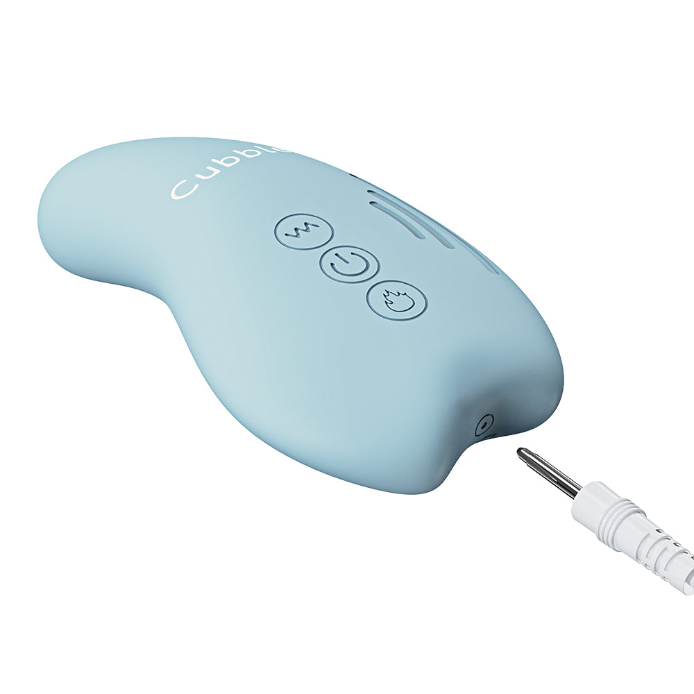 Cubble Warming Lactation Massager (6 Colors) - 2 in 1 Heating and Vibration Breast Massager with travel pouch