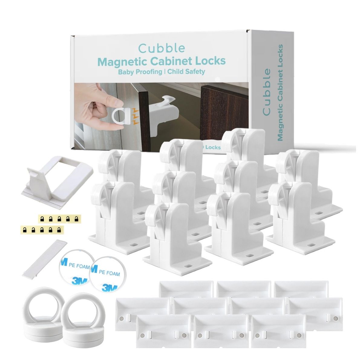 Cubble Magnetic Cabinet Locks