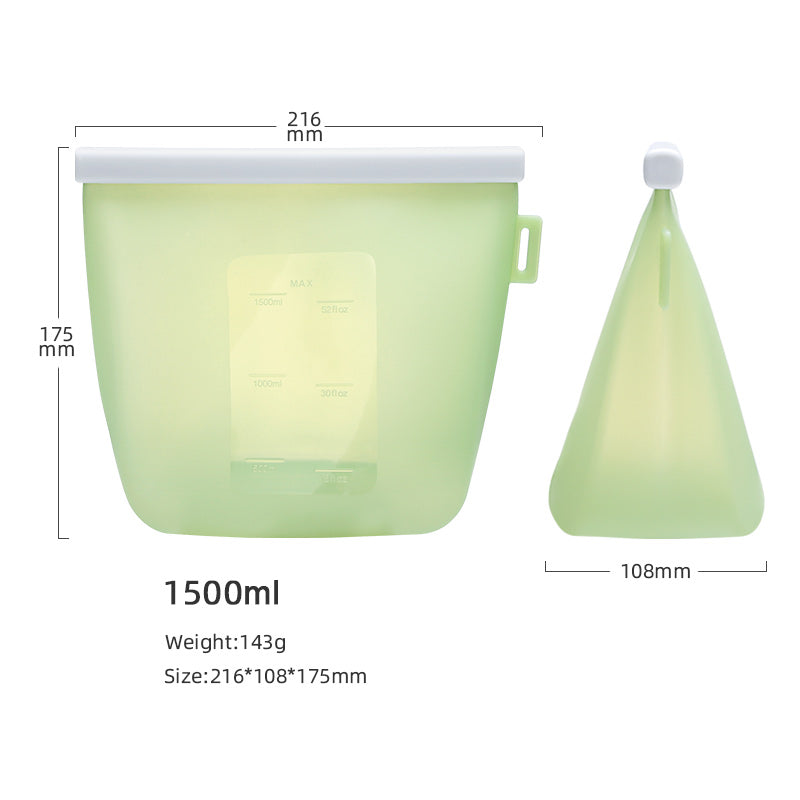 Cubble Silicone Storage Bag for Breast Pump, Food, Fruits and Baby Accessories (5 Colors, 4 Sizes)