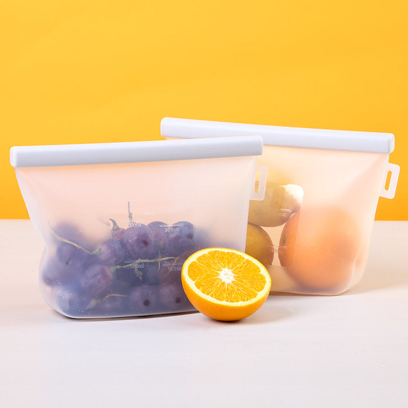 Cubble Silicone Storage Bag for Breast Pump, Food, Fruits and Baby Accessories (5 Colors, 4 Sizes)