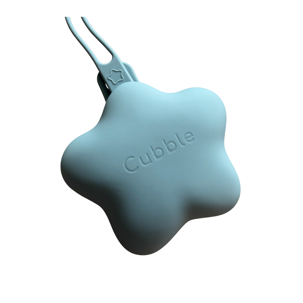 Cubble Star Silicone Pacifier Case (4 Colors) Pacifier Holder - Hold up to 3 pacifiers
