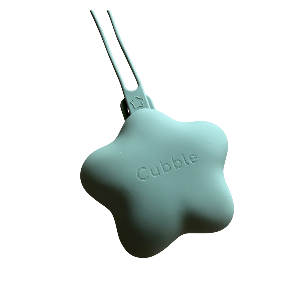Cubble Star Silicone Pacifier Case (4 Colors) Pacifier Holder - Hold up to 3 pacifiers