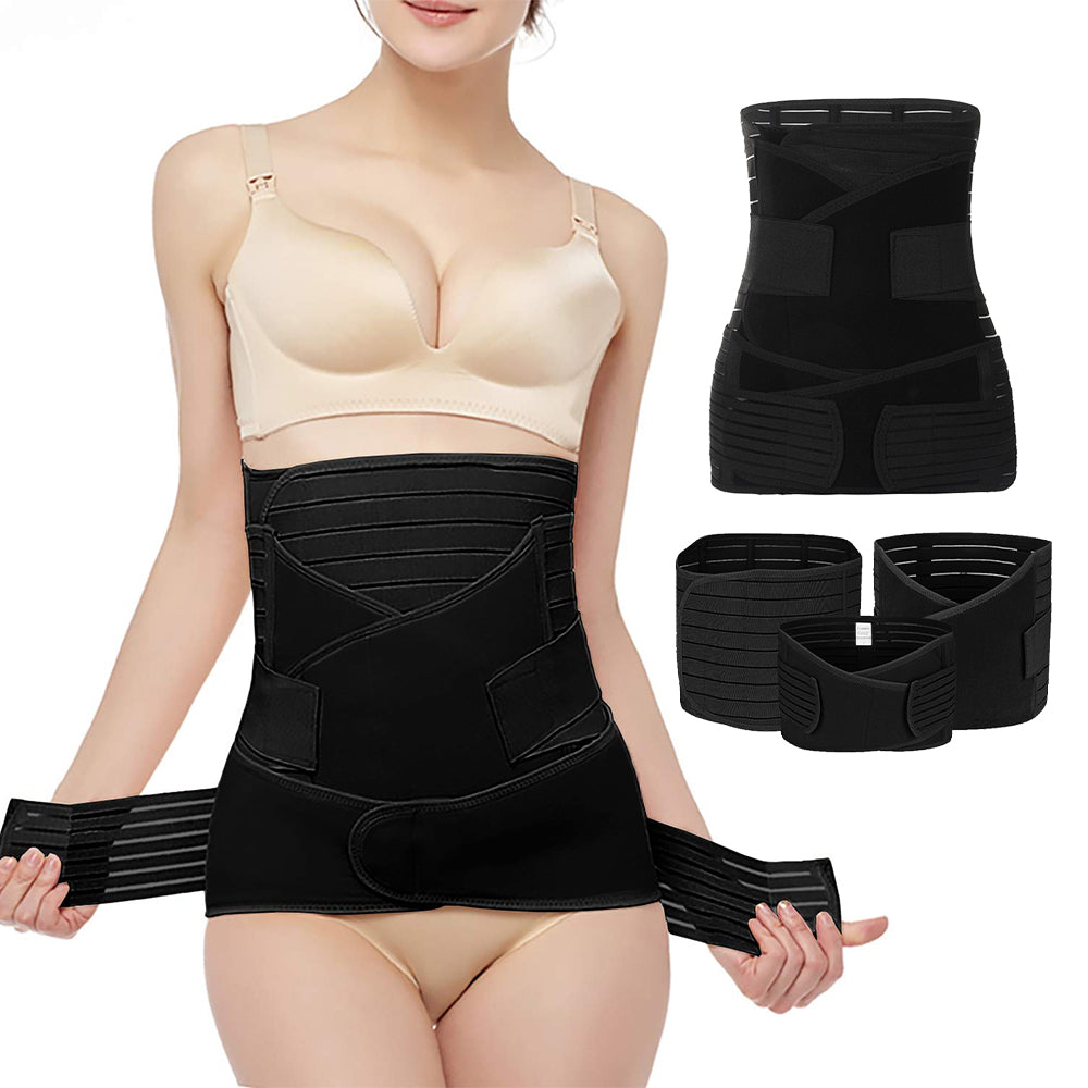 Cubble 3-in-1 Postpartum Belly Wrap (3 Sizes: M, L, XL) 2 Colors