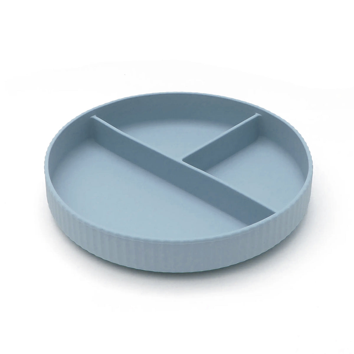 Cubble Silicone Suction Divided Plate (6 Colors) Baby Plate with Suction Base - 100% Food Grade Silicone