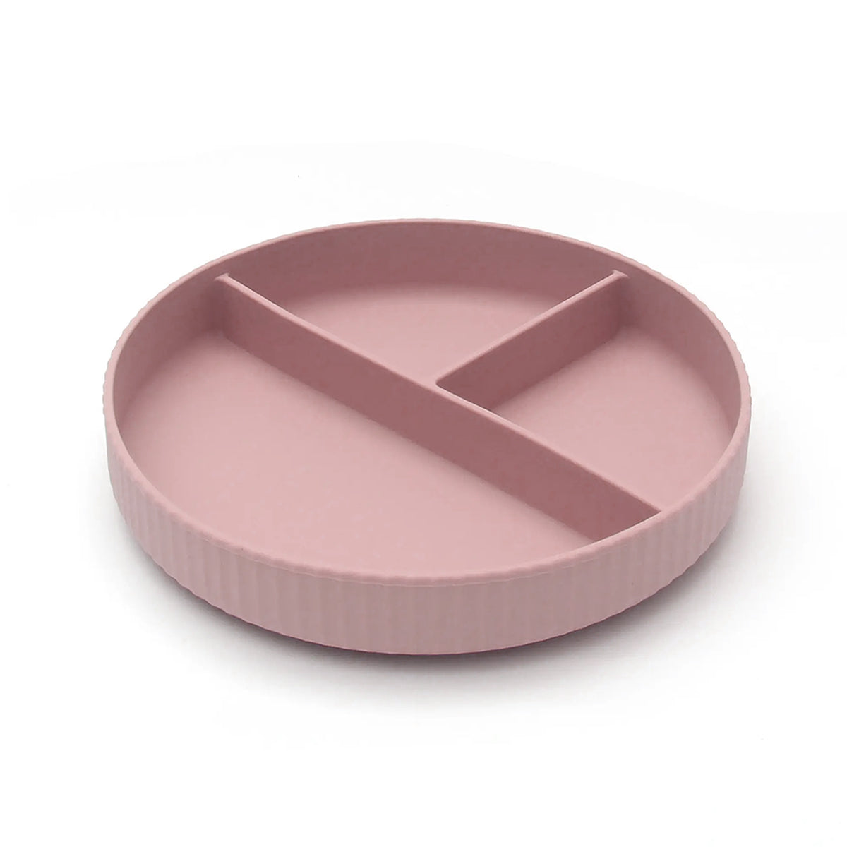 Cubble Silicone Suction Divided Plate (6 Colors) Baby Plate with Suction Base - 100% Food Grade Silicone