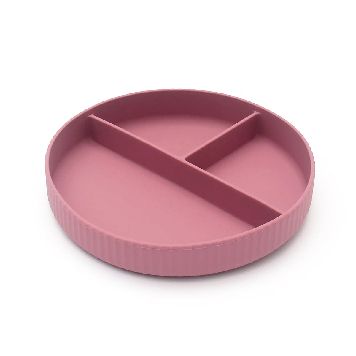Cubble Silicone Suction Divided Plate (6 Colors) Baby Plate with Suction Base - 100% Food Grade Silicone