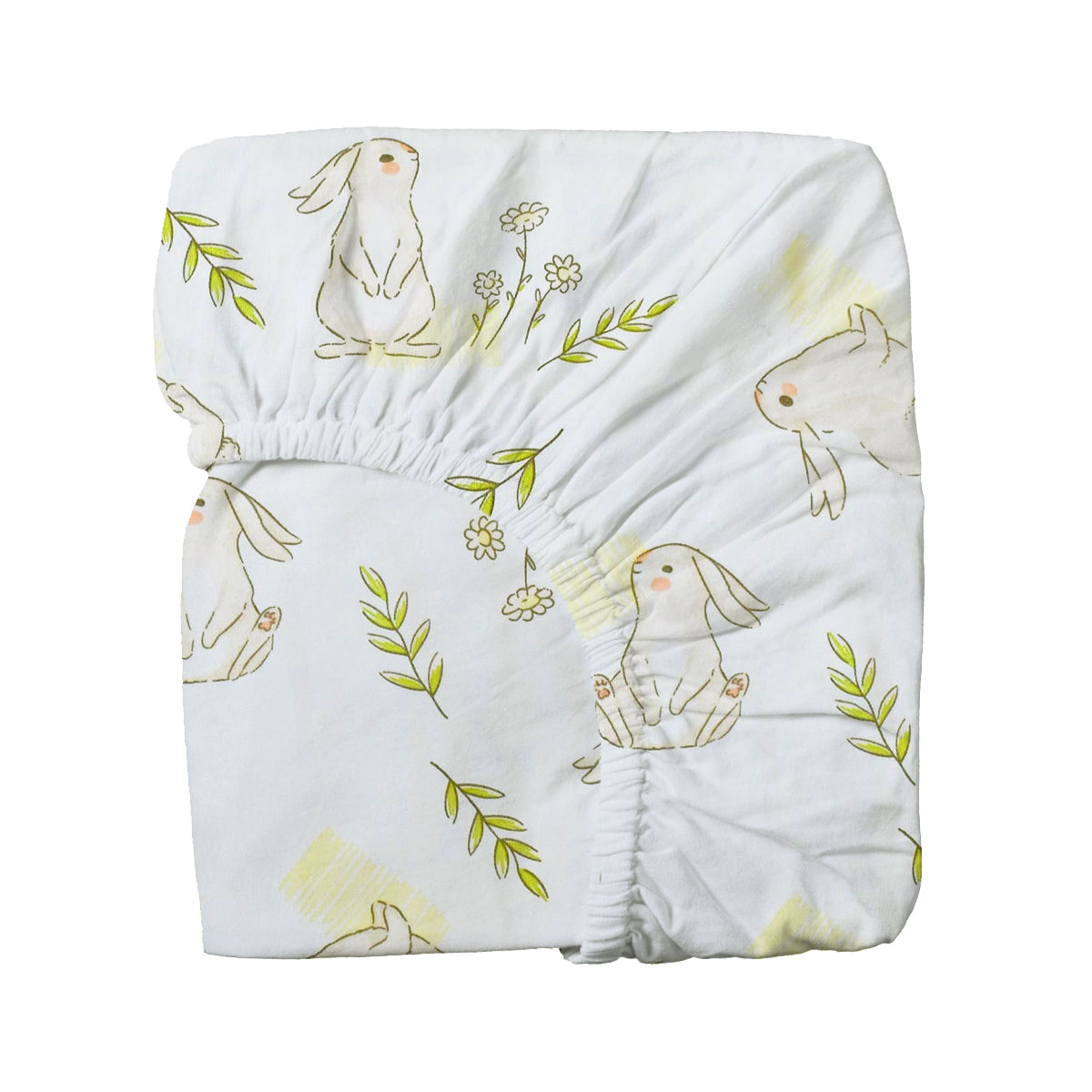 Cubble Baby Bamboo Crib Sheet 70cm x 130cm (9 Colors/Designs) - Baby Cot Mattress Fitted Sheet