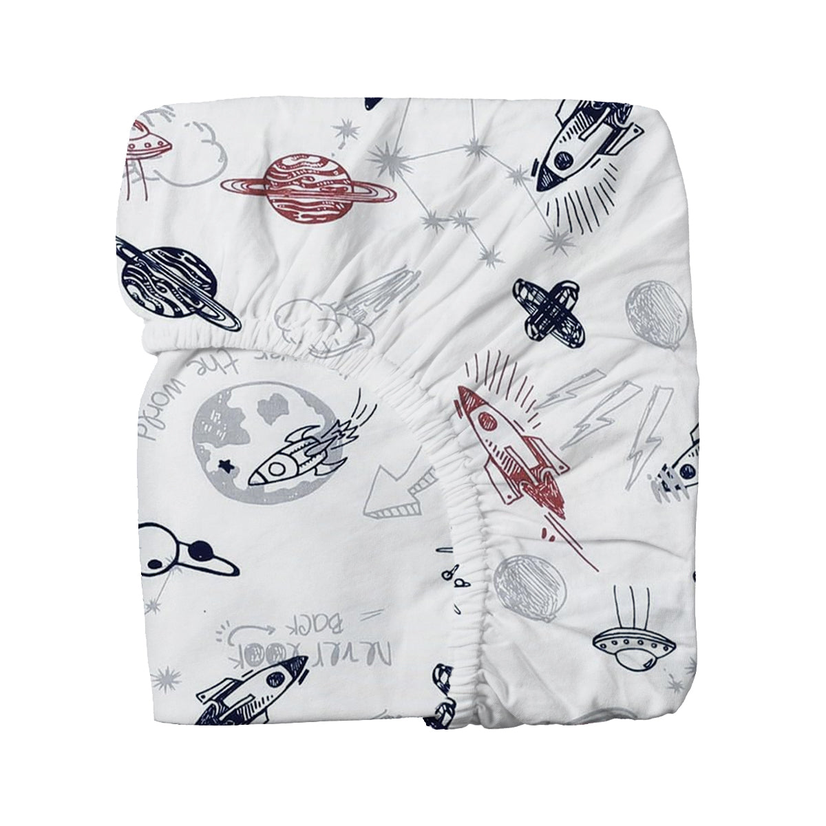Cubble Baby Bamboo Crib Sheet 70cm x 130cm (9 Colors/Designs) - Baby Cot Mattress Fitted Sheet