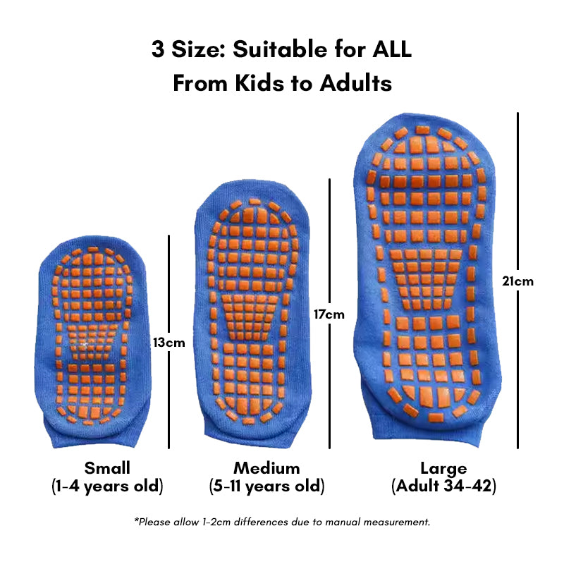 Cubble Anti Slip Baby Socks (3 Sizes) Baby, Kids, Children, Adults, Women, Men Breathable Ankle Sock