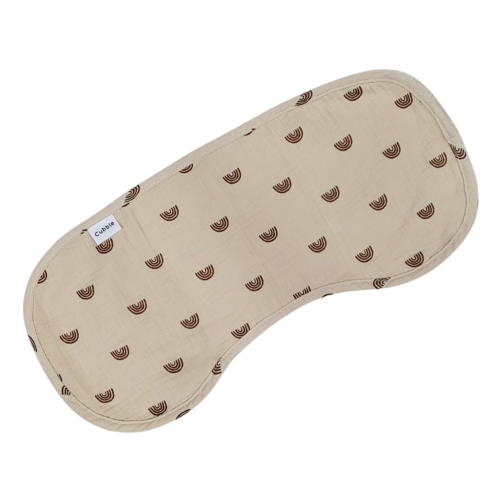 Cubble Baby Muslin Burp Cloth 1pk (52cm x 23cm) 100% Organic Cotton - Multiple Color and Design