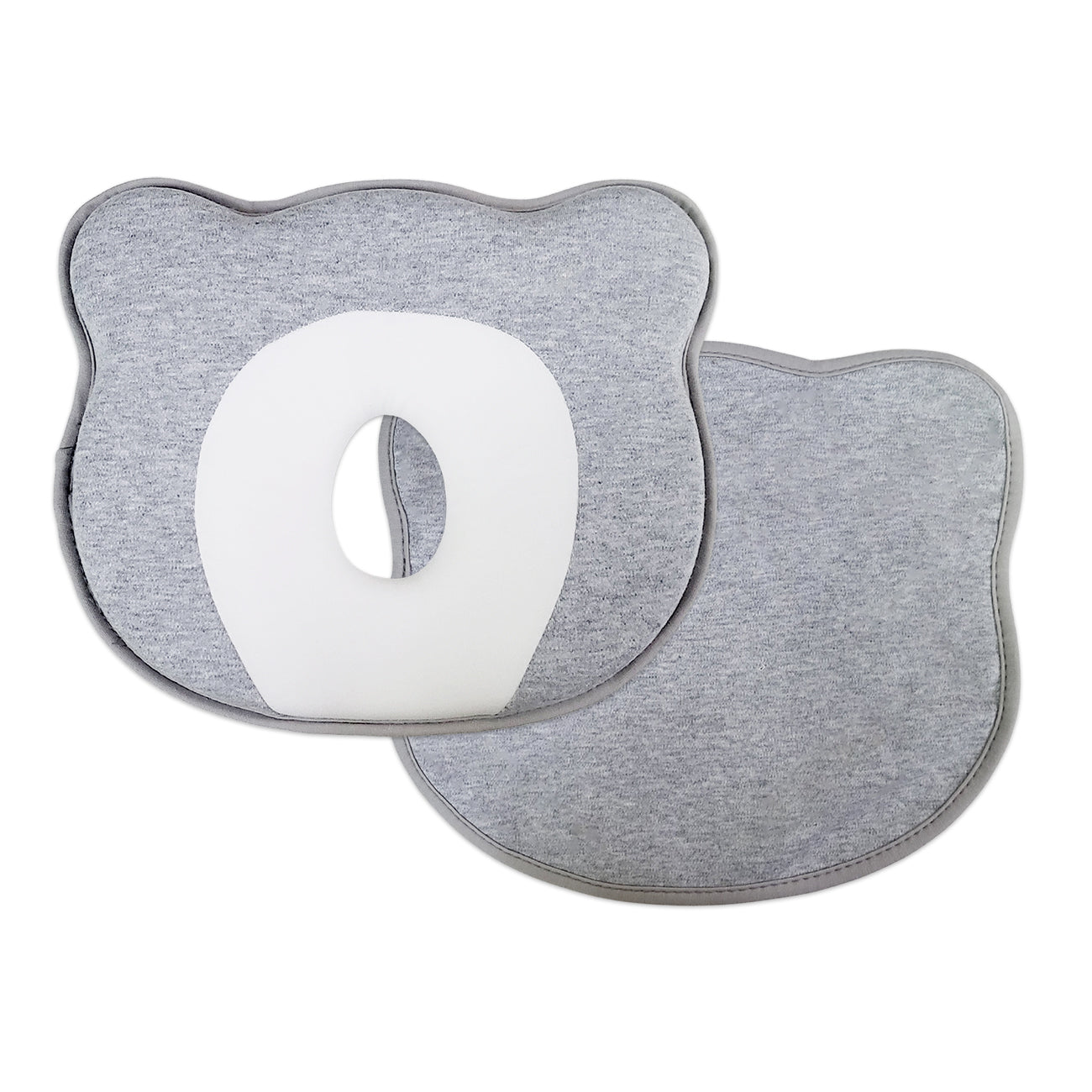 Cubble Flat Head Prevention Pillow with Cover (Organic Bamboo Memory Foam Baby Head Pillow) NEW Ver.