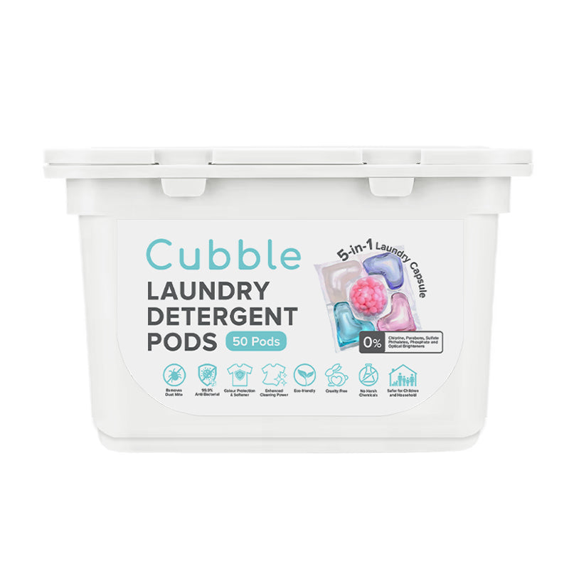 Cubble 5-in-1 Laundry Pods (50pcs) Laundry Detergent Capsule