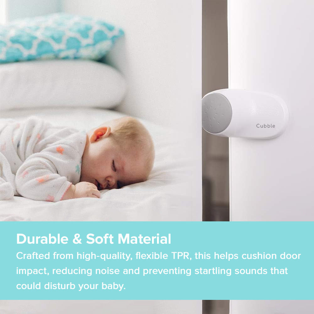 Cubble Rotating Door Stopper - Adjustable Childproof Door Guard for Baby Finger Safety, Prevent Lock