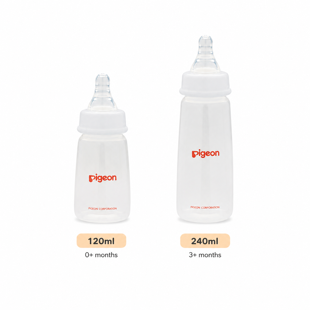 Pigeon Flexible Slim Neck Nursing Bottle PP 120ml/240ml