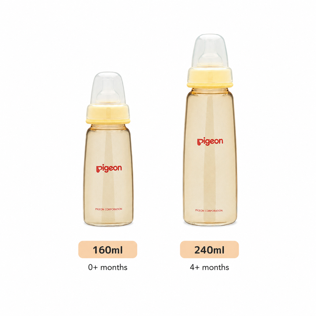 Pigeon Flexible Slim Neck Nursing Bottle PPSU 160ml/240ml