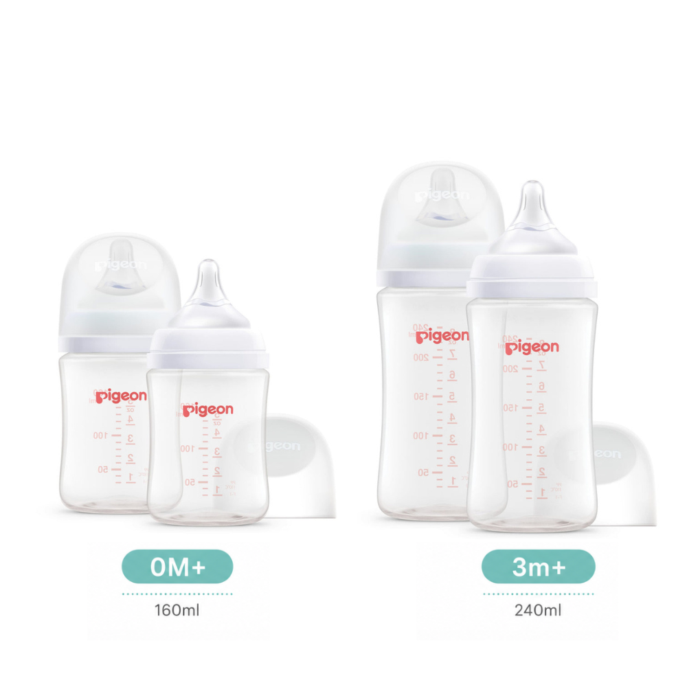Pigeon SofTouch™ BPP Nursing Bottle PP 160ml/240ml Logo Twin Pack