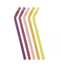 B.Box Silicone Straw 5Pcs ( 2 Colours )