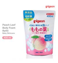 Pigeon Baby Body Foam Soap Peach Leaf Refill 400ml