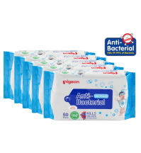 Pigeon Anti-Bacterial Wet Tissue Refill 60s X 5