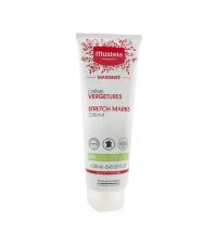 A bottle of Mustela Stretch Marks cream