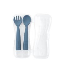 Haakaa Bendy Silicone Cutlery Set (4 Colours)
