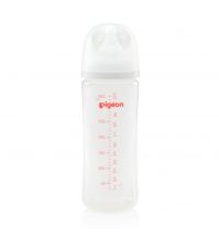 NEW VERSION Pigeon Softtouch Perisaltic Plus Wide Neck PP Feeding Bottle, 330Ml